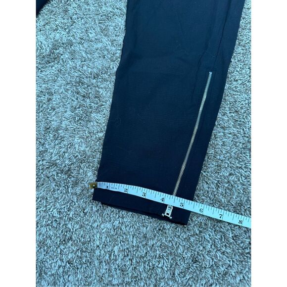 Athleta Mod Trekki Crop Ankle Slim Leg Pants Black Zippers Stretch Gorpcore 2 - Picture 9 of 11